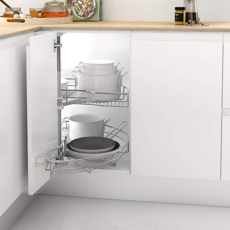foto del prodotto pasticceria 180 vassoio per armadio angolare da cucina, metallo, ancho puerta 450mm alto producto 730 780mm menage confort