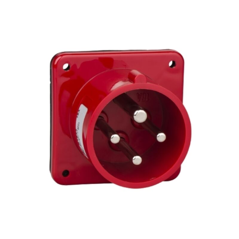 foto del prodotto rosi spina industriale da incasso, 380v, 3p t, 32a, ip54, 75x75mm 1001118