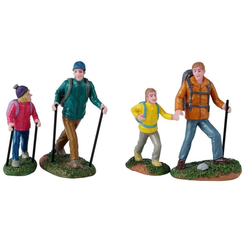 foto del prodotto escursione in famiglia father and daughter hikers 42313 lemax
