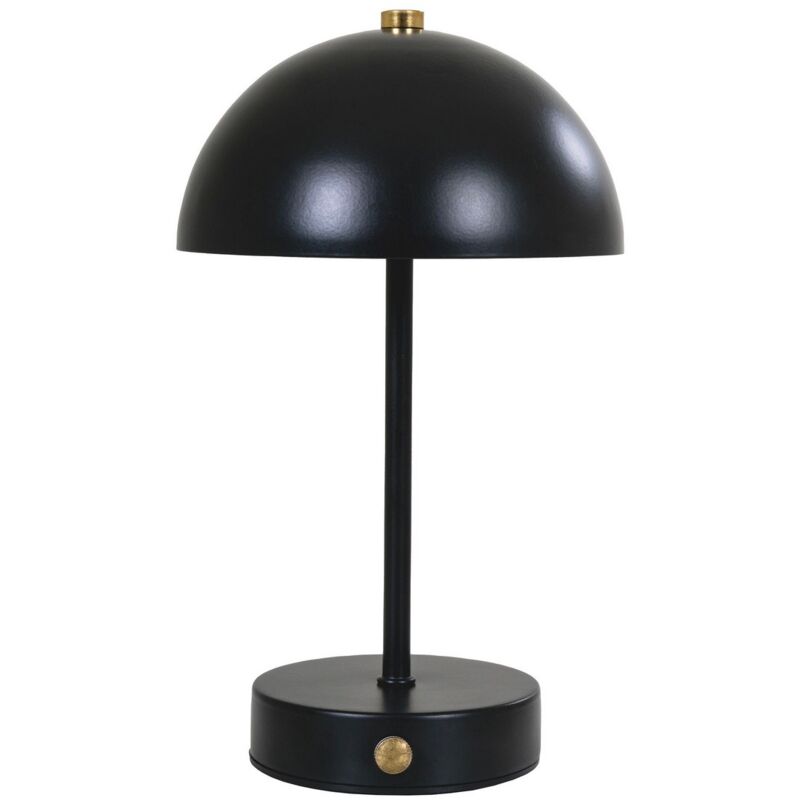 foto del prodotto epikasa lampada da tavolo holt, metallo, nero, 15x15x25 cm