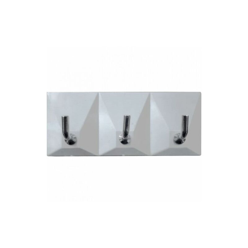 foto del prodotto gancio adesivo plastica 3 posti 40 pz