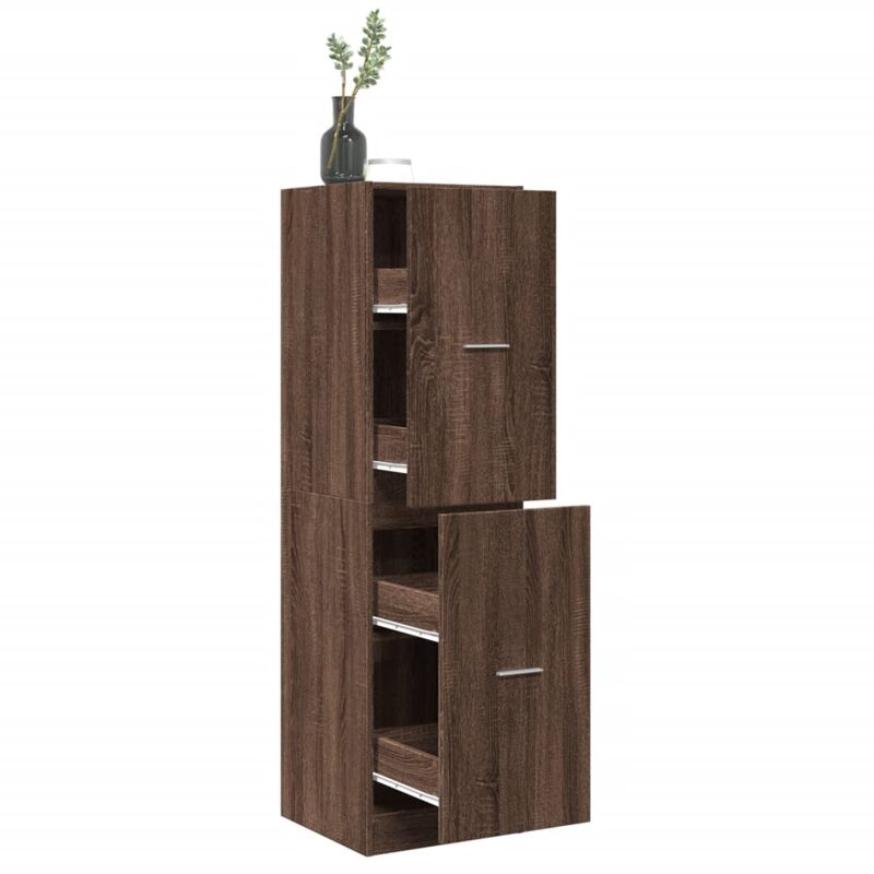 foto del prodotto armadietto da farmacia rovere marrone 40x41x144,5 cm truciolato vidaxl