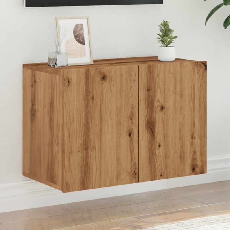 foto del prodotto vidaxl mobile tv a parete rovere artigianale 60x30x41 cm