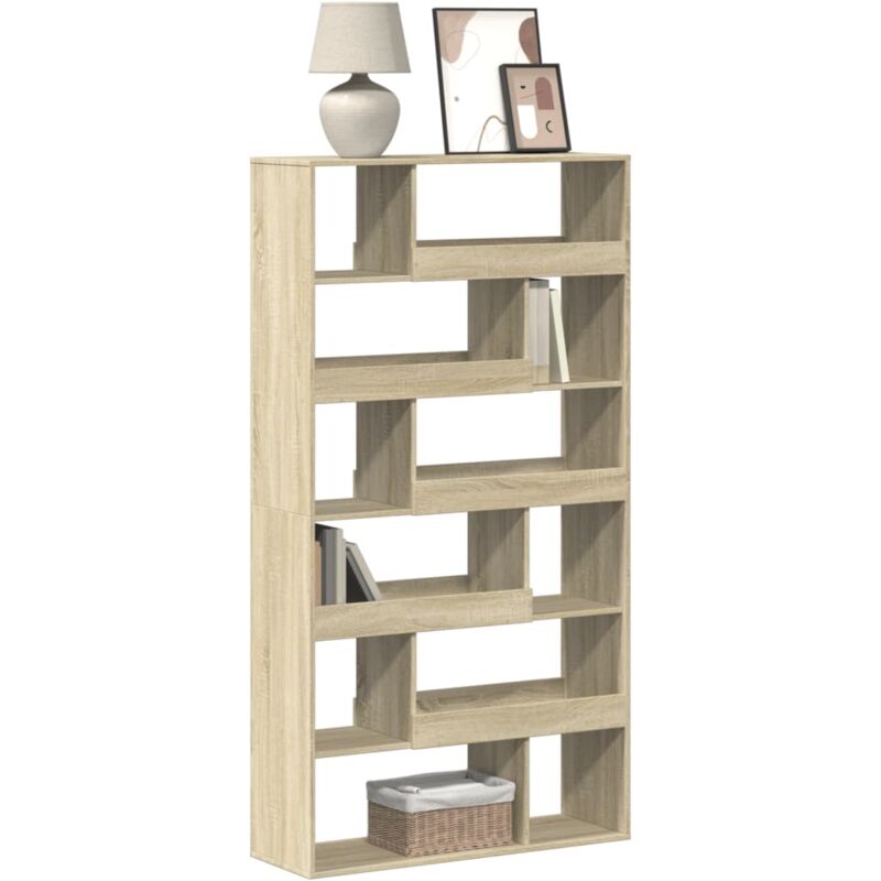 foto del prodotto vidaxl libreria rovere sonoma 100x33x187,5 cm in truciolato