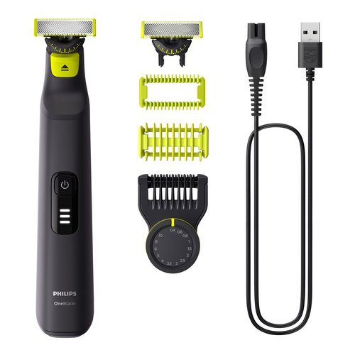 immagine 0 del prodotto philips oneblade pro 360 face body rasoio, regolabarba e rifinitore con pettine di precisione regolabile 14 lunghezze qp6542 15