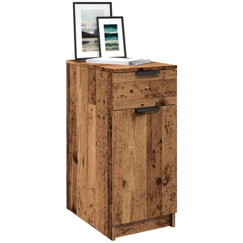foto del prodotto vidaxl scrivania legno antico 33x50x75 cm in truciolato