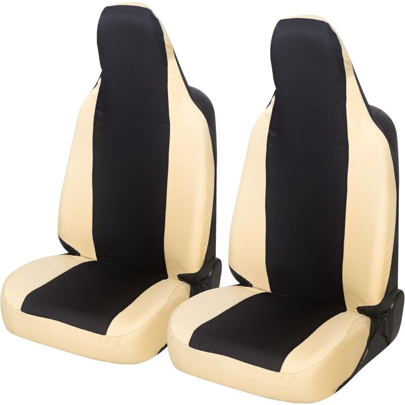 foto del prodotto lupexshop lupex shop coppia coprisedili anteriori universali per smart forfour, made in italy, tessuto policotone, poggiatesta integrato, senza