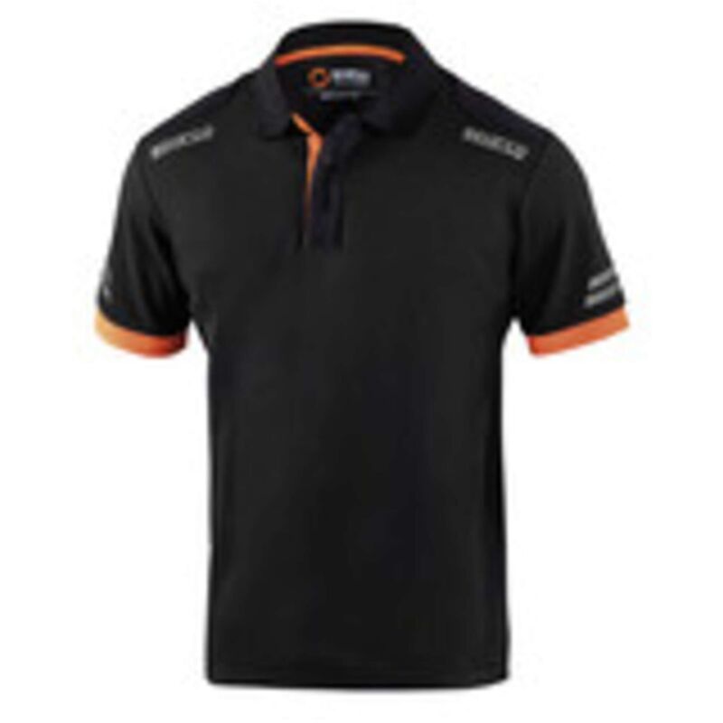 foto del prodotto sparco polo toledo black orange tg xxl