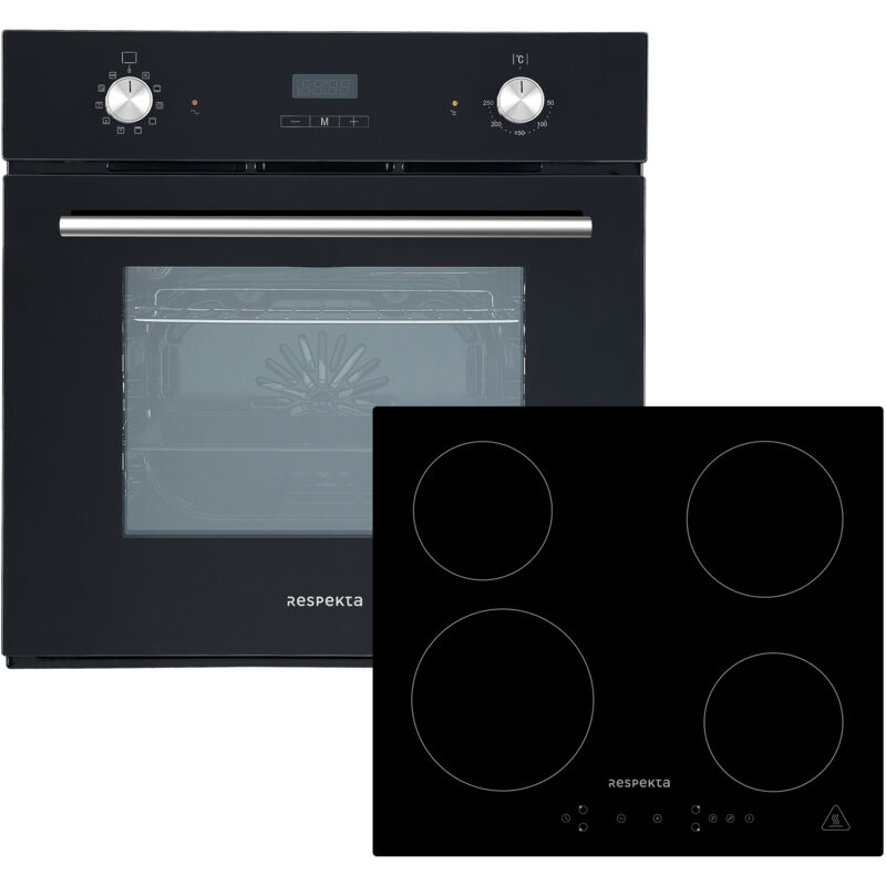 foto del prodotto forno piano cottura piano cottura set induzione timer aria calda incorporato respecta