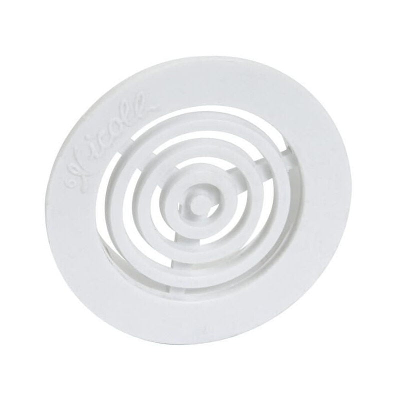 foto del prodotto griglia di ventilazione rotonda 35 mm senza zanzariera per carpenteria bianco b33 nicoll