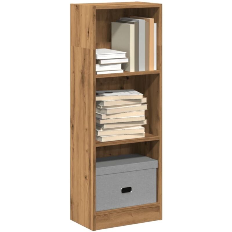 foto del prodotto vidaxl libreria rovere artigianale 40x24x109 cm in legno multistrato