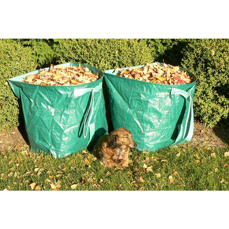 foto del prodotto jeffergarden sacco per rifiuti da giardino riutilizzabile sacco da giardinaggio riutilizzabile per carichi pesanti sacco per rifiuti per foglie da