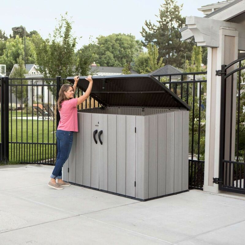 foto del prodotto magazzino polietilene da giardino storage 191 cm x 107 cm x h 132 cm