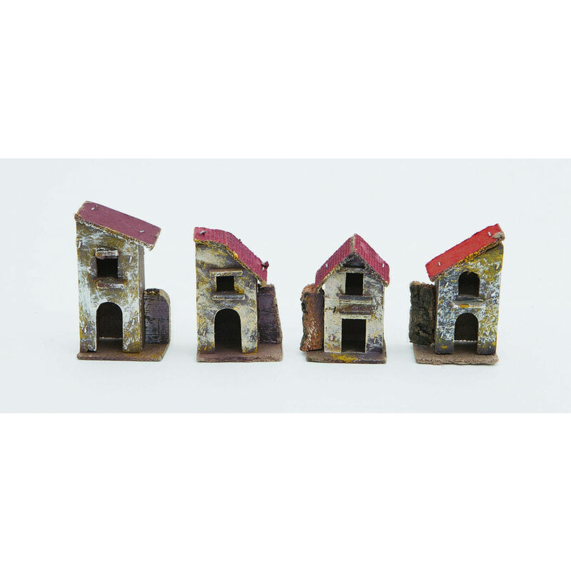 foto del prodotto disp.casolare singolo cm.5x3,5x10,5h 2 modelli assortitoi decorazione di natale