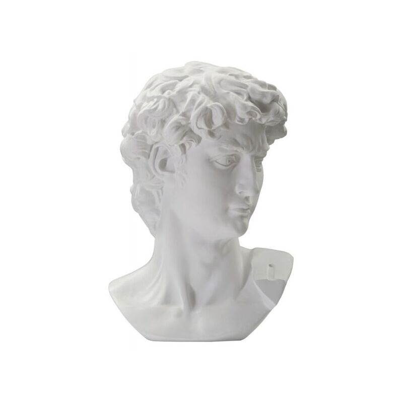 foto del prodotto scultura testa antica bianca cm 44x35,5x60