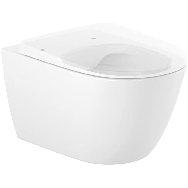 foto del prodotto vaso ona senza flangia e fissaggi nascosti, senza sedile a346687000 roca