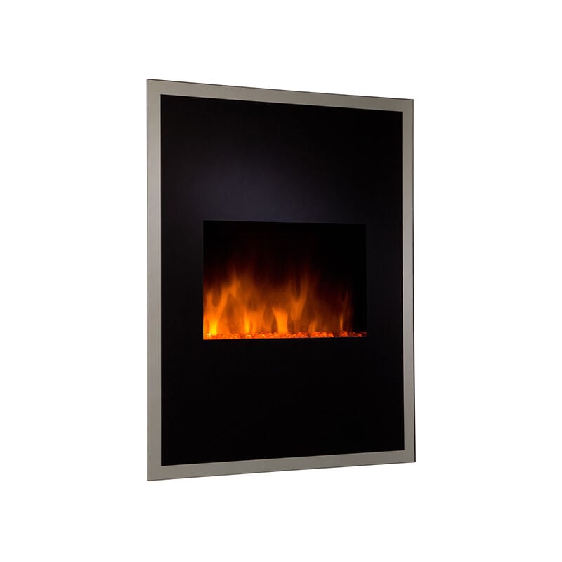 foto del prodotto camino elettrico 1800w nero empire state chemin arte