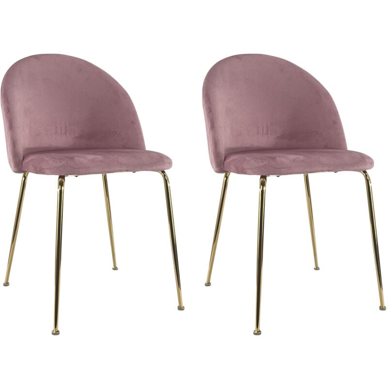 foto del prodotto marvin sedia in velluto e oro oslo da sala pranzo con gambe metallo dorate seduta imbottita sedie poltroncine di design per salotto soggiorno