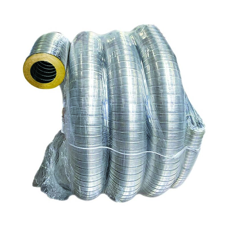 foto del prodotto tubo flessibile doppia parete coibentato tubo flessibile doppia parete coibentato acciaio inox aisi 316l d.80