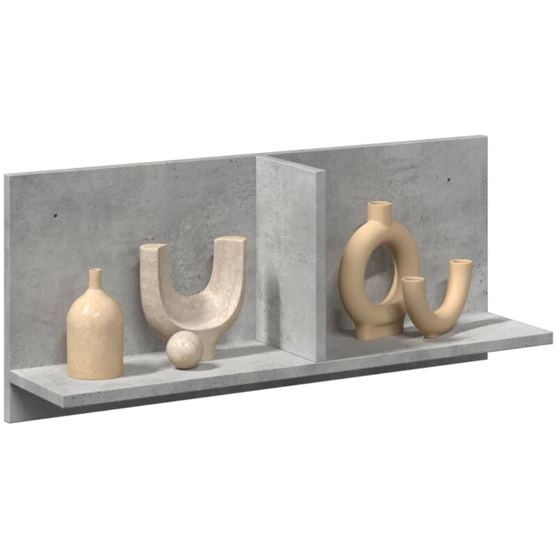 foto del prodotto vidaxl mobile a parete 70x16,5x30 cm grigio cemento legno multistrato