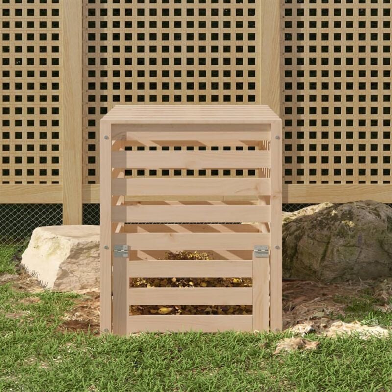 foto del prodotto maison exclusive furniture limited compostiera 63,5x63,5x77,5 cm in legno