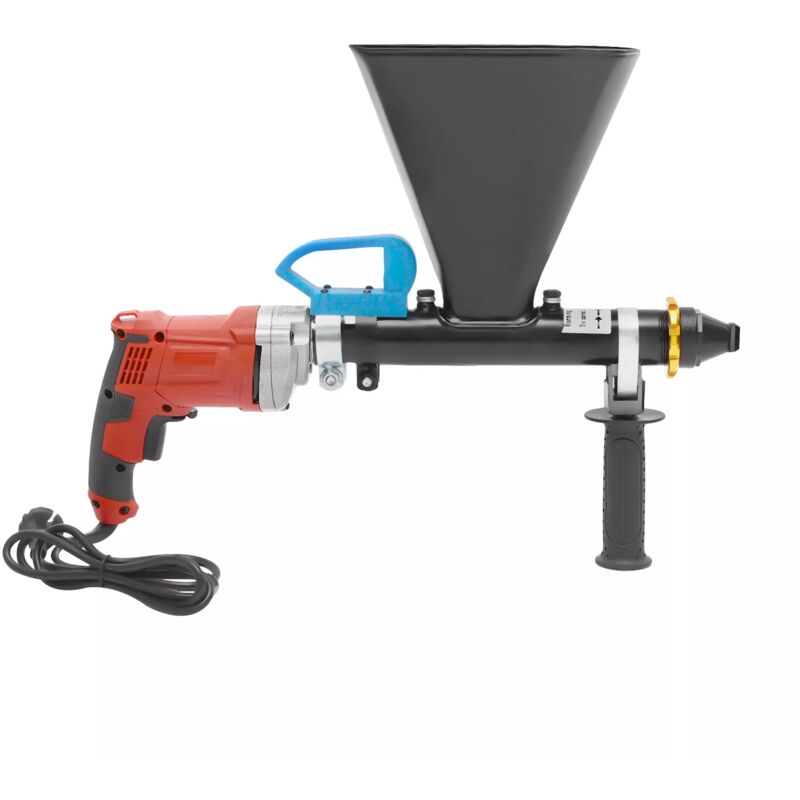 foto del prodotto pistola elettrica da 700 w per malta, pistola per fughe, strumento per malta 2 ugelli olio