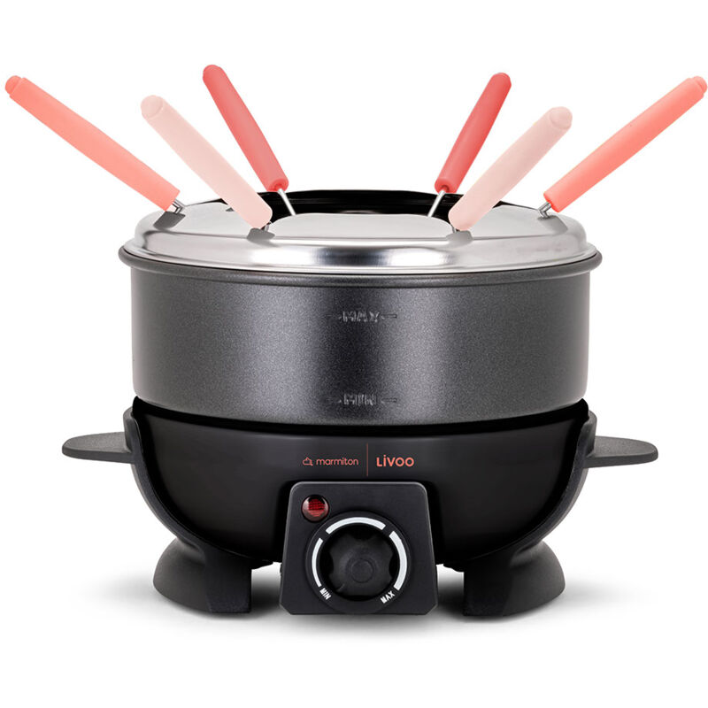 foto del prodotto livoo fonduta elettrica 650w 6 forchette doc308