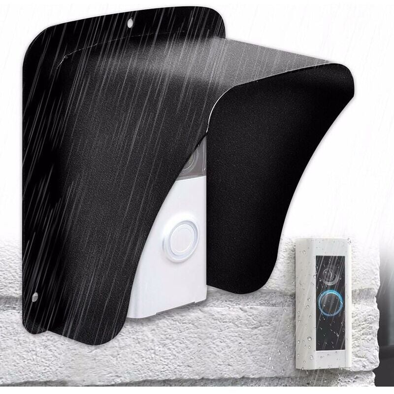 foto del prodotto odipie copertura per campanello, campanello wireless con copertura metallica impermeabile per videocamera, pulsante suoneria, anello per campanello