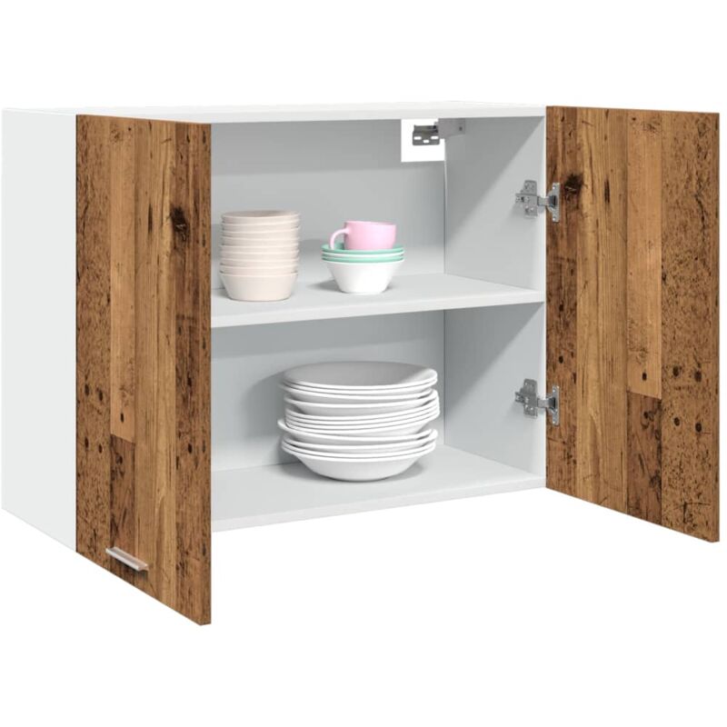 foto del prodotto mobile pensile legno antico 80x31x60 cm in legno multistrato vidaxl
