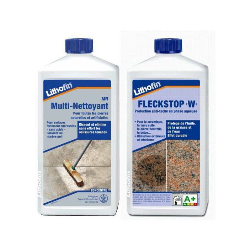 immagine 0 del prodotto lithofin kit fin de chantier protection fleckstop w 1l mn multi