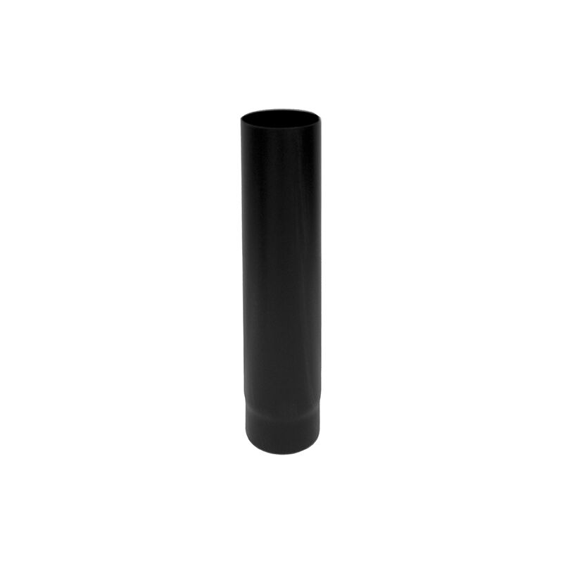 foto del prodotto canna fumaria tubo 1 mt. dn 125 smaltato nero 600 gradi stufa legna ce made in italy