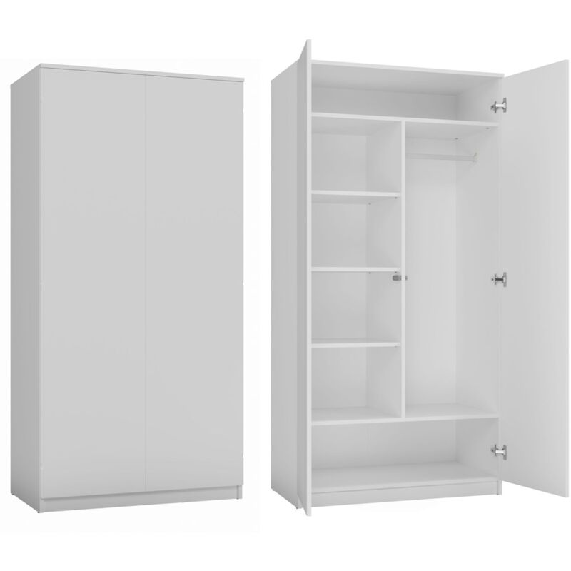 foto del prodotto armadio malwa sd 90, bianco