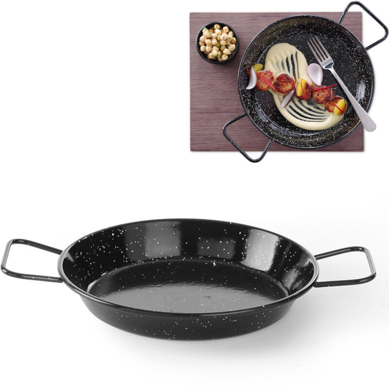 foto del prodotto padella per paella smaltata, diametro 10 cm hendi 622704