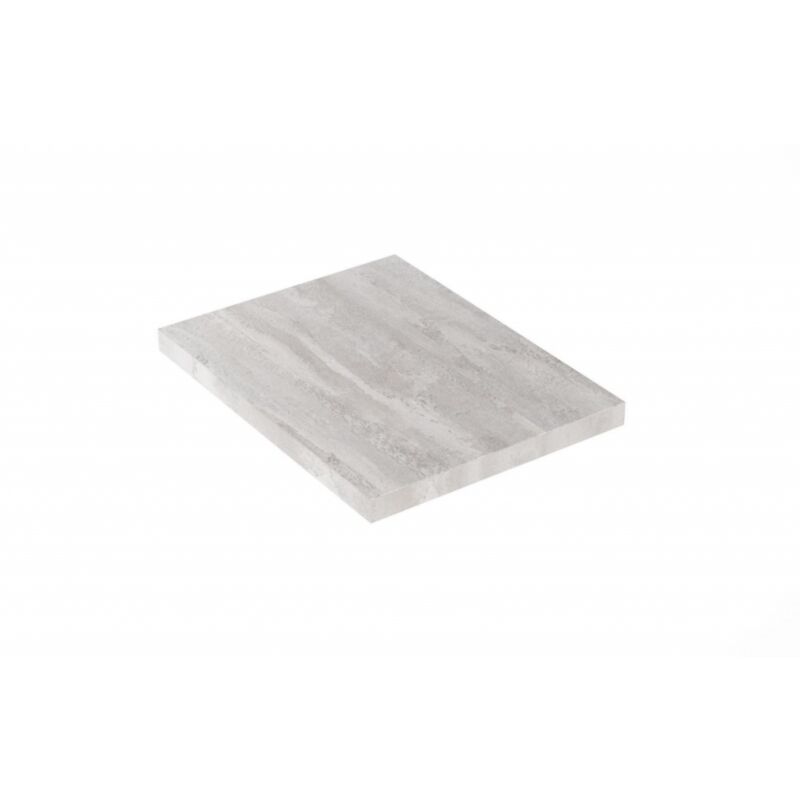 foto del prodotto mensola bagno porta lavabo da appoggio 60x46x3,8 cm tortora metz mensola