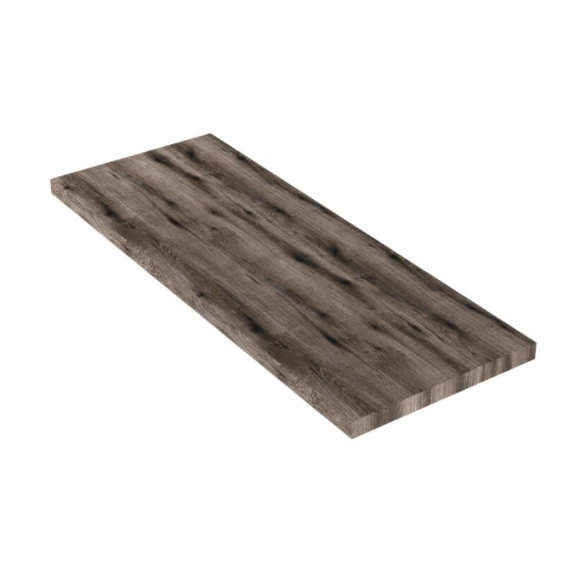 foto del prodotto mensola bagno porta lavabo da appoggio 120x46x3,8 cm wenge metz mensola
