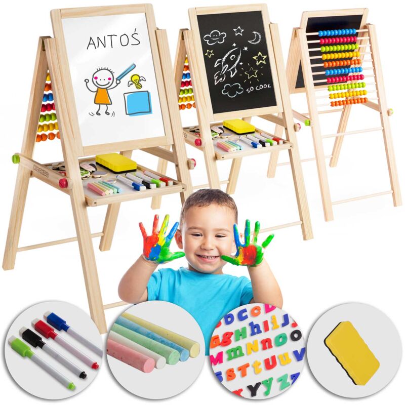 foto del prodotto lavagna magnetica pieghevole ricokids