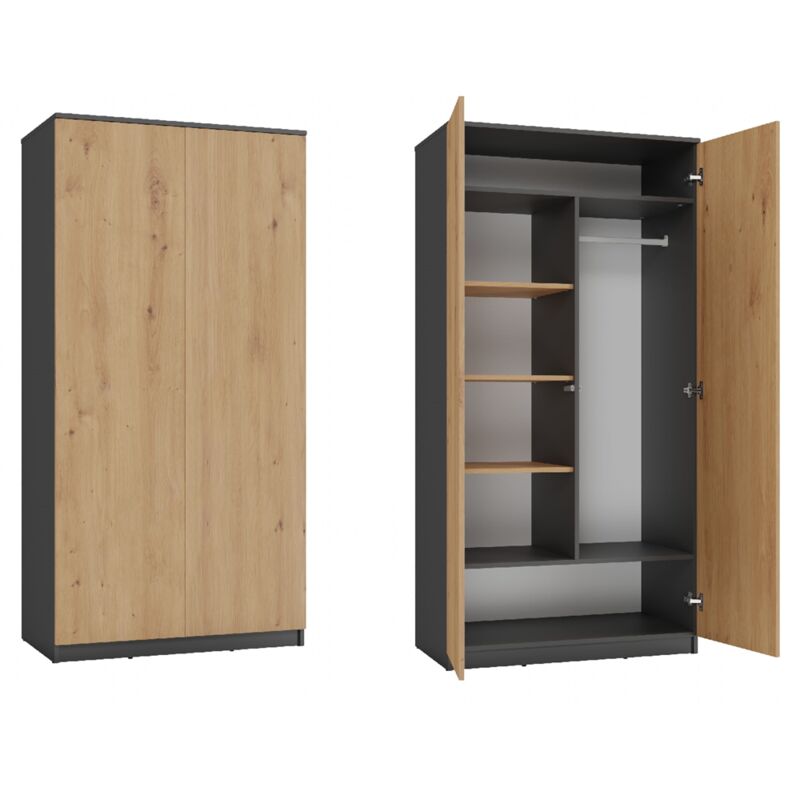 foto del prodotto armadio artisan malwa sd 90 antracite