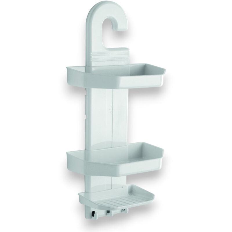 foto del prodotto gedy mensola doccia 22x12xh47 cm in resina per bagno