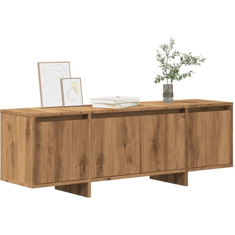 foto del prodotto vidaxl mobile porta tv rovere artigianale 120x30x40,5 cm multistrato