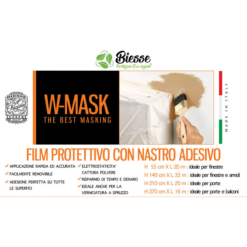 foto del prodotto film protettivo nastro adesivo 55cmx20m
