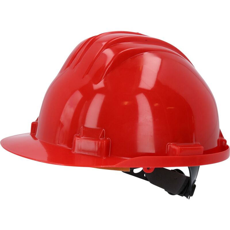 foto del prodotto casco di protezione da lavoro, nastro per la testa amovibile, rosso
