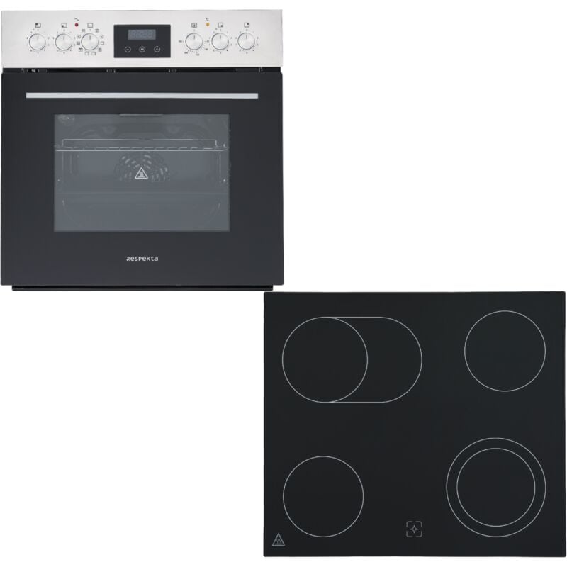 foto del prodotto forno set di cottura piano cottura da incasso vetroceramica senza cornice respekta hs3001 19