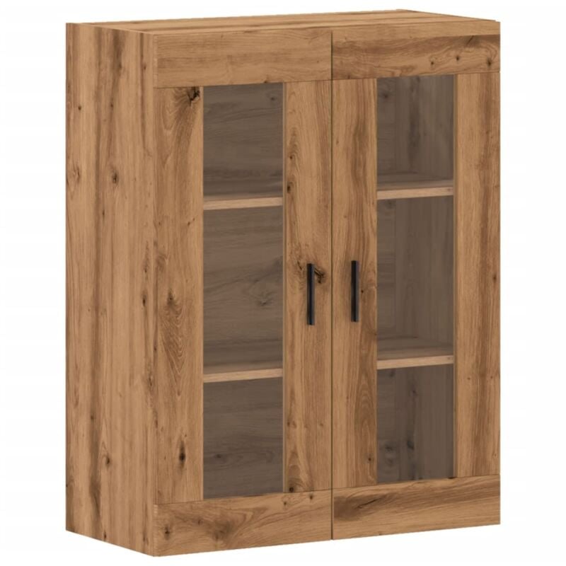foto del prodotto mobile a parete rovere artigianale 69,5x34x90 cm vidaxl