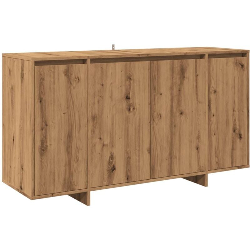 foto del prodotto vidaxl credenza rovere artigianale 135x41x75 cm in truciolato