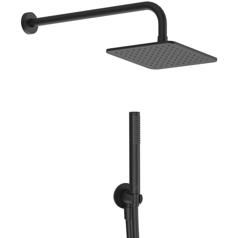 immagine 0 del prodotto idealrain, kit doccia 5 pezzi, set accessori doccia per bagno, bd781xg, nero seta ideal standard