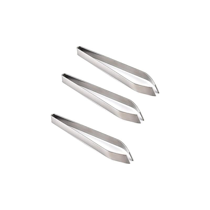 foto del prodotto fortuneville pinze per lische di pesce, pinze per ossa professionali, 3 pezzi pinzette in acciaio inox pinzette per lische di pesce pinze da cucina