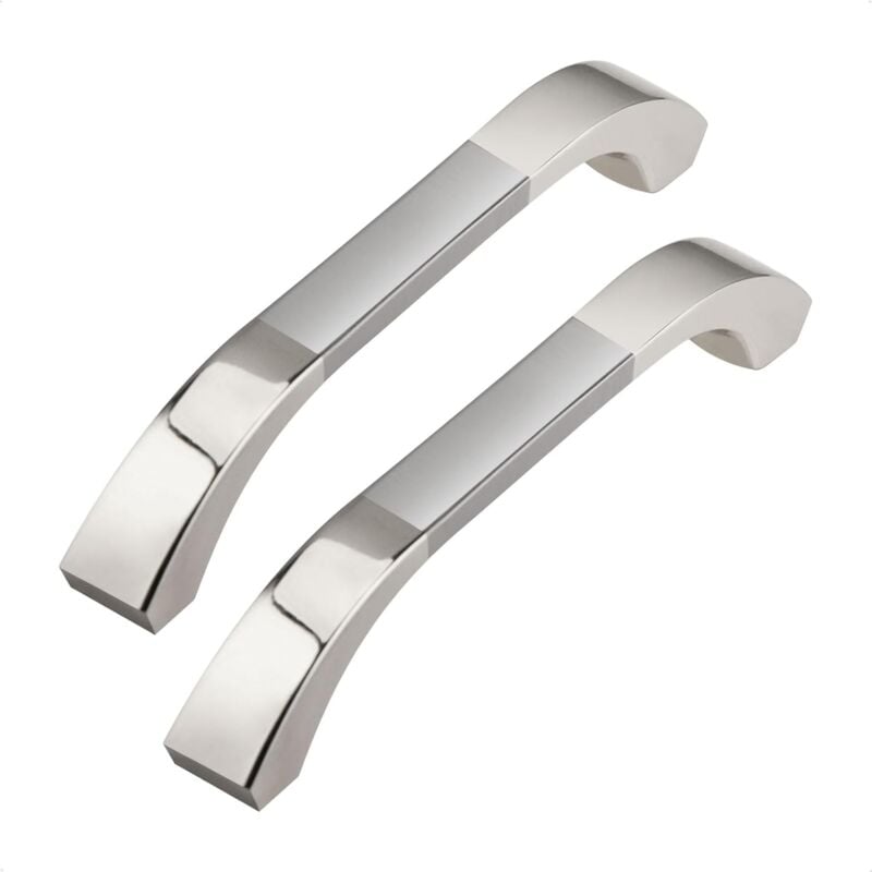 foto del prodotto fortuneville 6 maniglie dorate per mobili 128mm centro foro, grace maniglie per porte moderne per mobili da cucina in oro chiaro, maniglie per