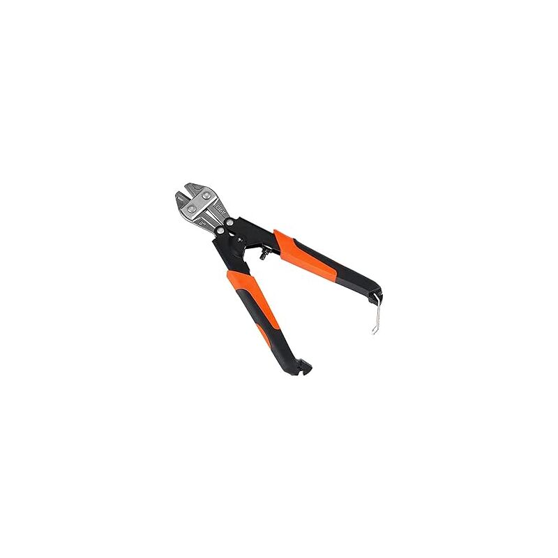 foto del prodotto fortuneville tagliabulloni 217 mm mini tagliabulloni 4 cm con manici ergonomici in gomma, mini pinze tronchesi laterali con fermo, fermi facili