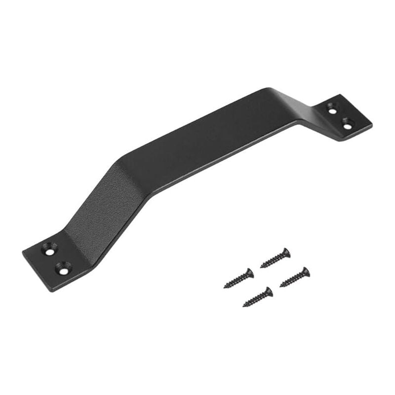 foto del prodotto fortuneville maniglie per porte da fienile maniglie per porte in acciaio al carbonio massiccio, maniglie per porte in legno, maniglie per porte