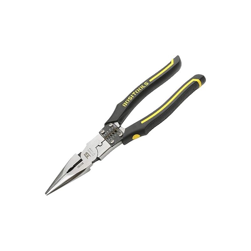 foto del prodotto fortuneville pinza professionale a becco d ago da 9 240 mm, spelafili multifunzionale e martello piegatore